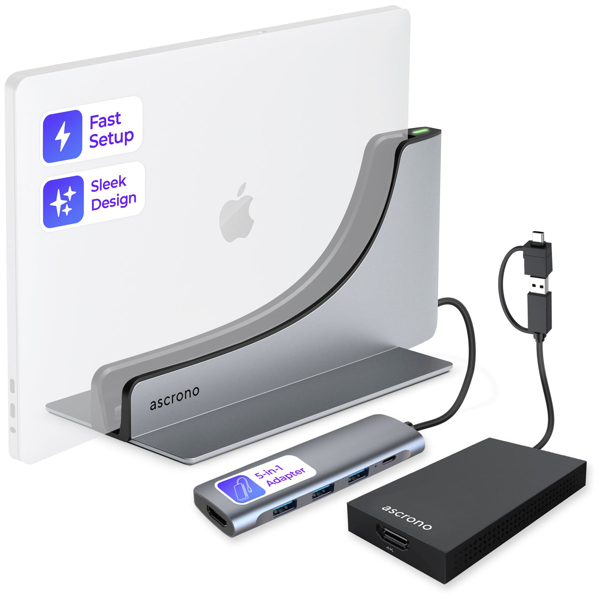 Ascrono® MacBook Docking Station